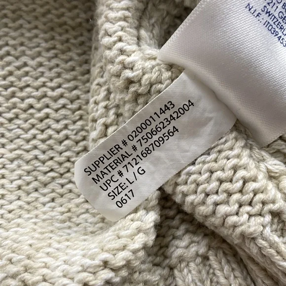 Chaps Knit Mock Neck Quarter Button Elbow Patch Long Sleeve Pullover Sweater - Picture 14 of 16